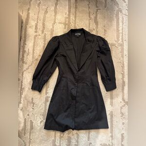 DANIELLE BERNSTEIN Black Long Sleeve Dress